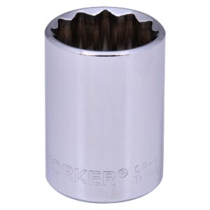 Soquete Estriado Encaixe 1/2″ 21Mm Worker (Entregue por Super Pro Atacado)