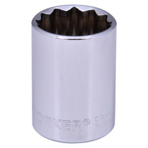Soquete Estriado Encaixe 1/2″ 22Mm Worker (Entregue por Super Pro Atacado)