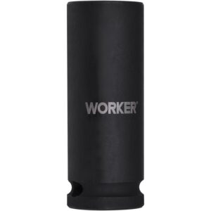 Soquete Sextavado De Impacto Longo Encaixe 1/2″ 21Mm Worker (Entregue por Super Pro Atacado)