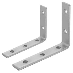 Suporte Cortina Leve Kala 5X7Cm Zincado 10 Peças (Entregue por Super Pro Atacado)
