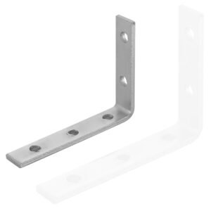 Suporte Cortina Leve Kala 7X11Cm Zincada 10 Peças (Entregue por Super Pro Atacado)