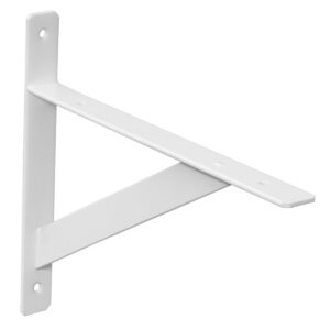 Suporte Maão Francesa Prat-K Utilidades Branca 25Cm Reforçada (Entregue por Super Pro Atacado)