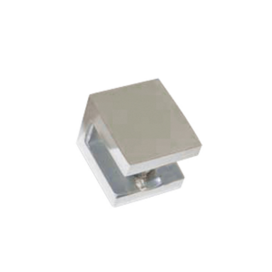 Suporte U Quadrado Criativa 8Mm Zamac Cromado 25 Peças