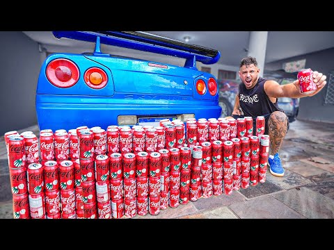 Leia mais sobre o artigo PAREDAO DE COCA COLA VS MEU SKYLINE R34 INSANO !
