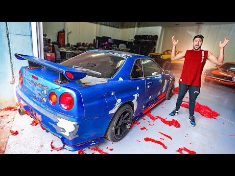Leia mais sobre o artigo COMECEI A DESMONTAR O SKYLINE R34 PARA RESTAURAR