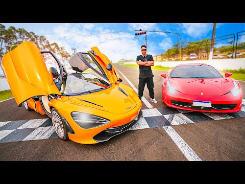 Leia mais sobre o artigo RACHA ENTRE MEU NOVO CARRO VS MINHA FERRARI 458 ITALIA !