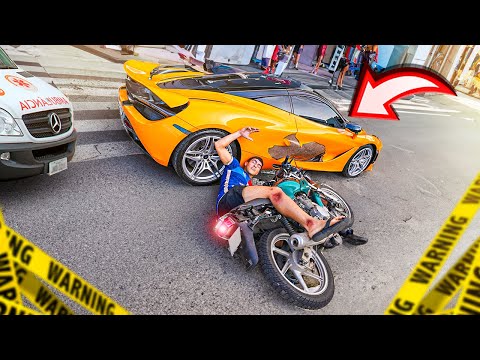 Leia mais sobre o artigo ACONTECEU UM ACIDENTE – UMA MOTO BATEU NA MINHA MCLAREN 😭